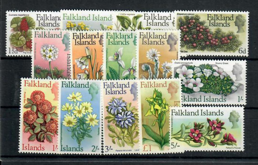 FALKLAND ISLANDS 1968 Elizabeth 2nd Definitives. Set of 14. - 21594 - UHM image 0
