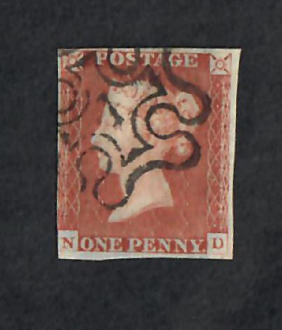 GREAT BRITAIN 1841 1d Red Maltese Obliterator. Number 1. - 70226 - FU image 0