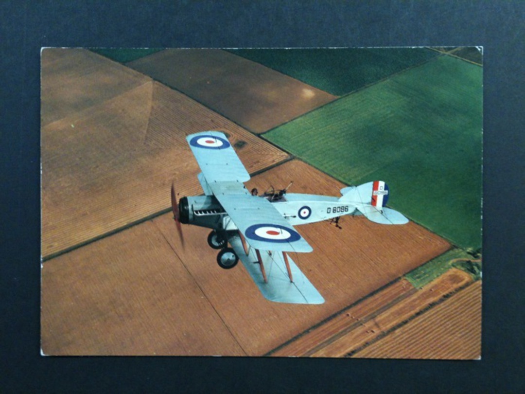 Coloured postcard of Bristol F28 Fighter of 1917. - 40950 - Postcard image 0