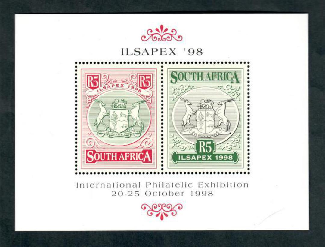 SOUTH AFRICA 1998 Ilsapex '98 International Stamp Exhibition. Miniature sheet. - 50411 - UHM image 0