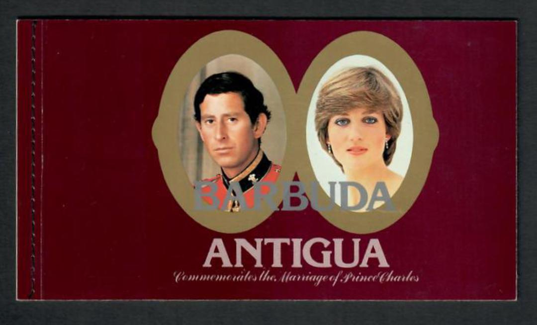 BARBUDA 1981 Royal Wedding of Prince Charles and Lady Diana Spencer. Booklet. - 30626 - UHM image 0