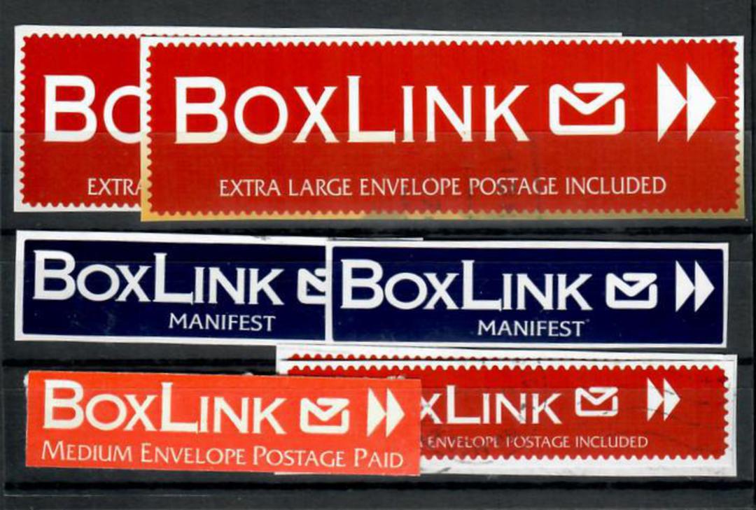 NEW ZEALAND Card of BoxLink Labels. - 20121 - image 0