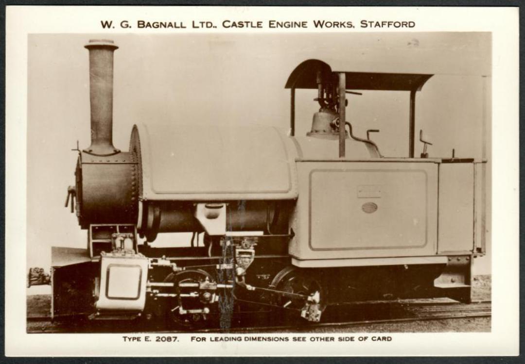 Steam Locomotive Manufacturers W G Bagnall Limited Quote card Type E2067. Fine photograph. - 440692 - Postcard image 0