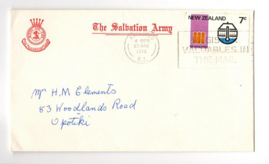 NEW ZEALAND 1976 Letter from The Salvation Army. Posted from Whakatane. - 38147 - PostalHist image 0
