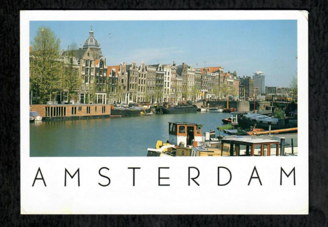 Modern Coloured Postcard of Oude Schans Amsterdam. - 444916 - Postcard image 0