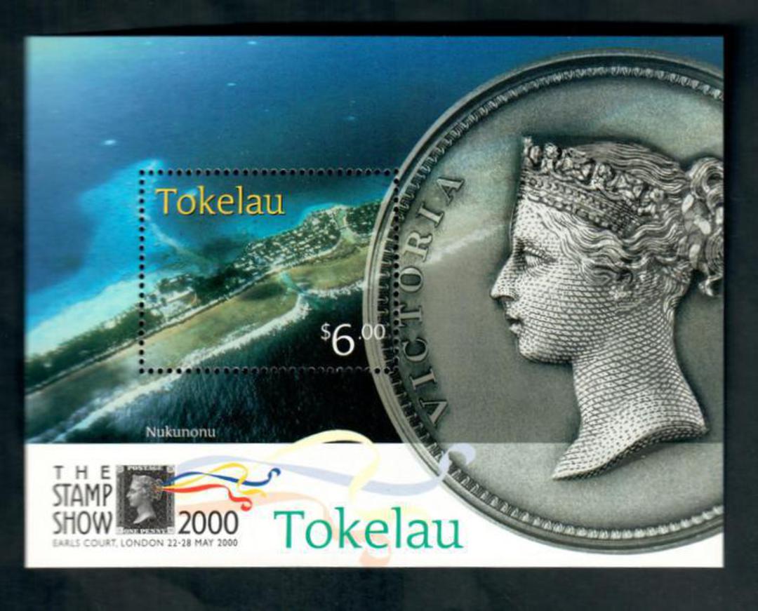 TOKELAU ISLANDS 2000 The Stamp Show International Stamp Exhibition. Miniature sheet. - 52107 - UHM image 0