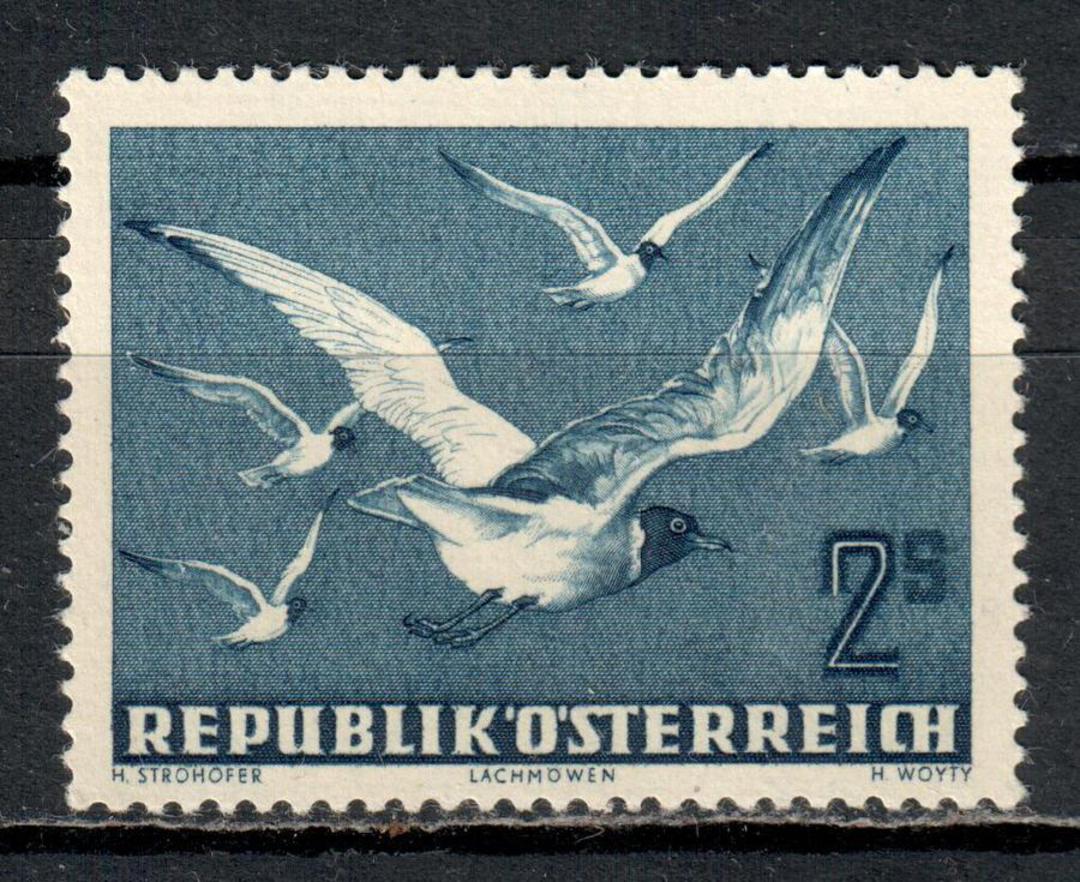AUSTRIA 1950 Air 2s Blue. Black-Headed Gulls. - 75545 - UHM image 0