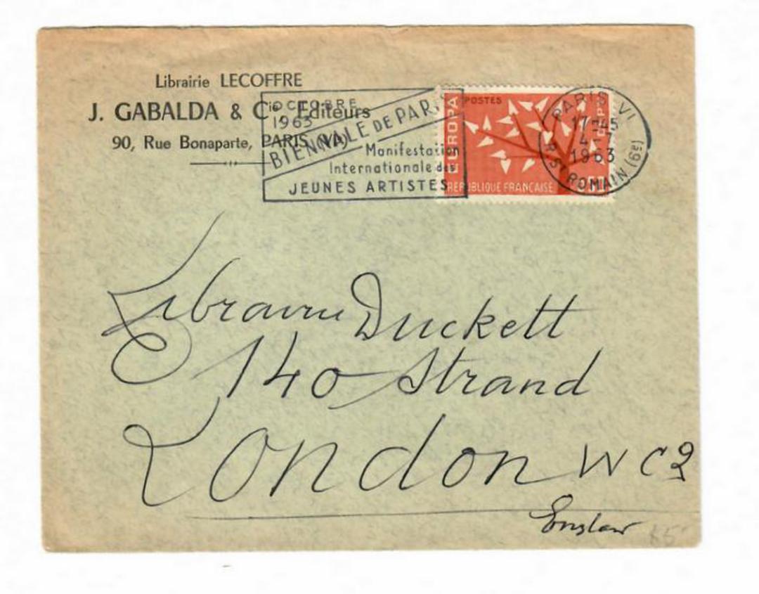 FRANCE 1963 Commercial letter to London. - 30457 - PostalHist image 0