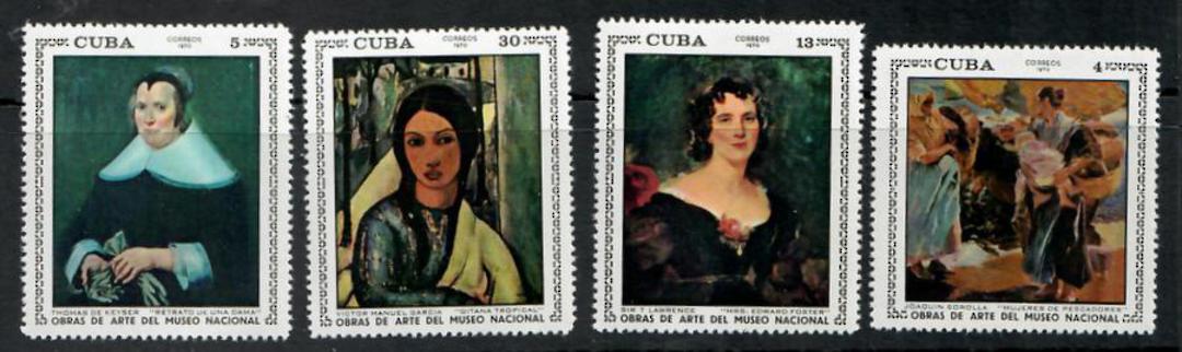 CUBA 1970 National Museum Paintings. Third series. Set of 7. - 24911 - UHM image 0