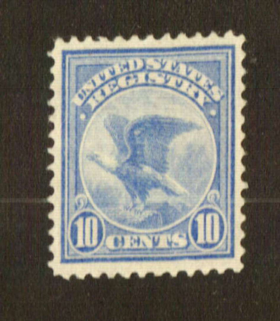 USA 1911 Registration Stamp 10 cents Ultramarine. - 73608 - Mint image 0