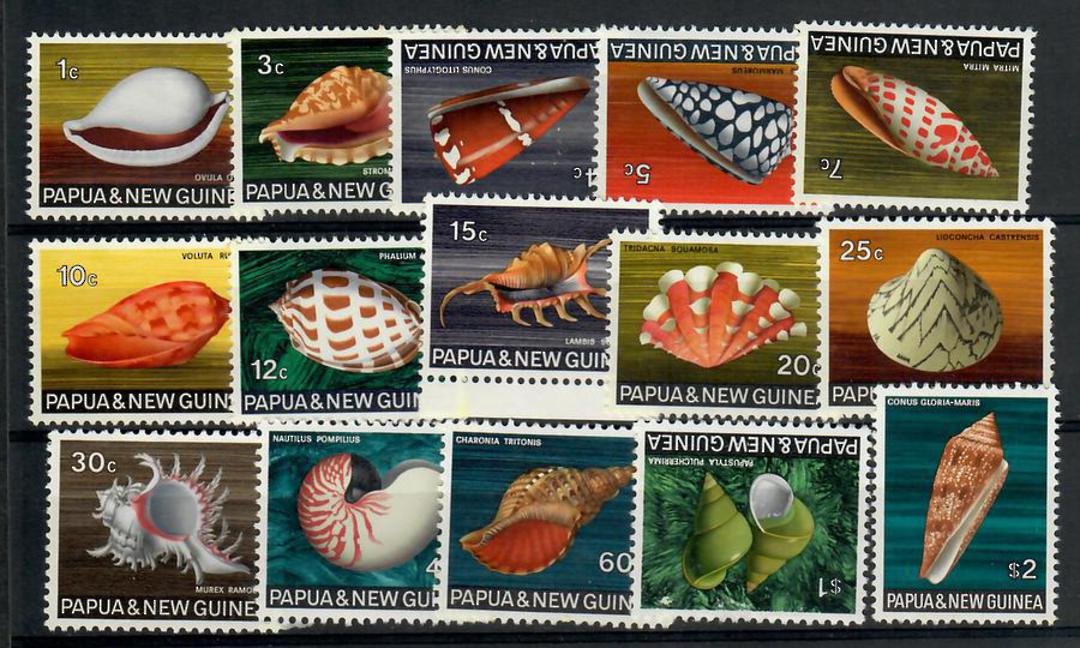 PAPUA NEW GUINEA 1968 Definitive Shells $2 Multicoloured. Some lower values at no cost. - 21783 - UHM image 0