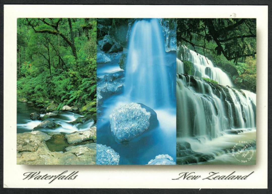 WATERFALLS South Island (3) Modern Coloured Postcard. - 449784 - Postcard image 0