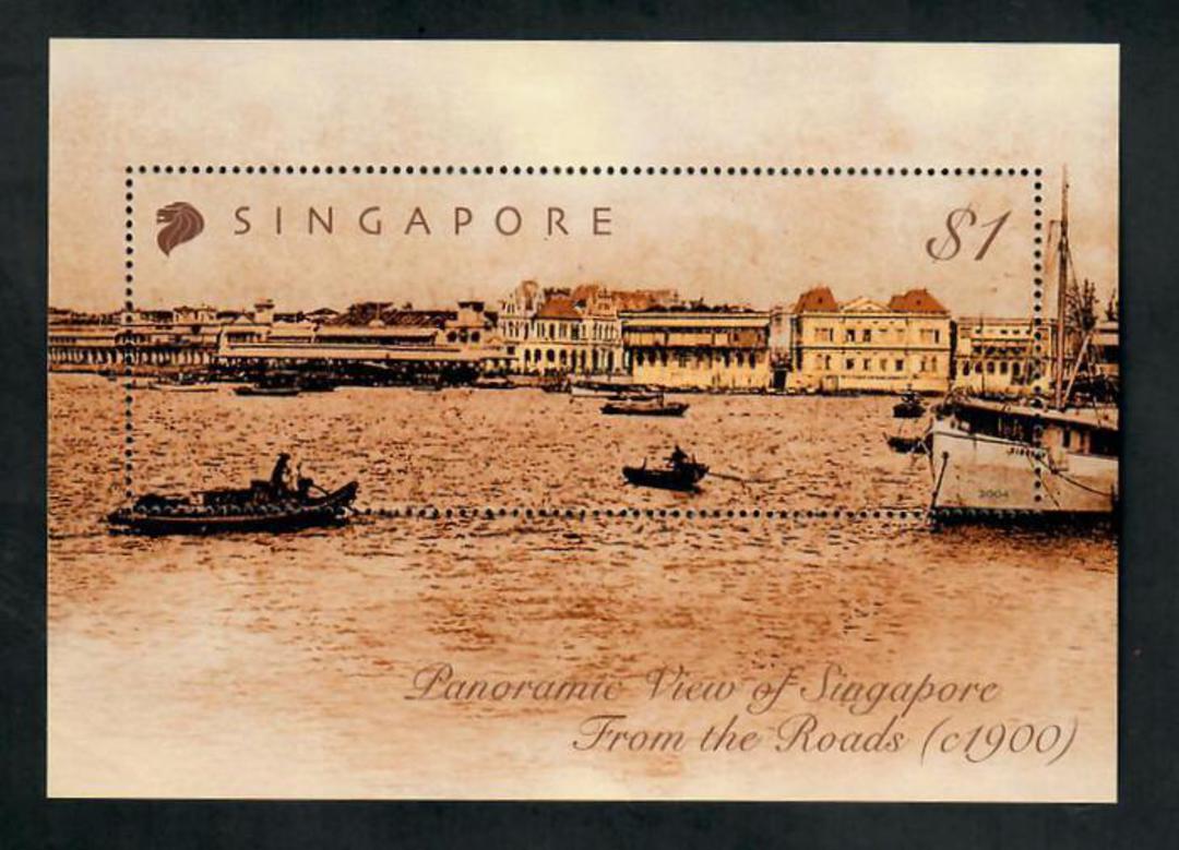 SINGAPORE 2004 Panoramic View from the Roads. Miniature sheet. - 50983 - UHM image 0
