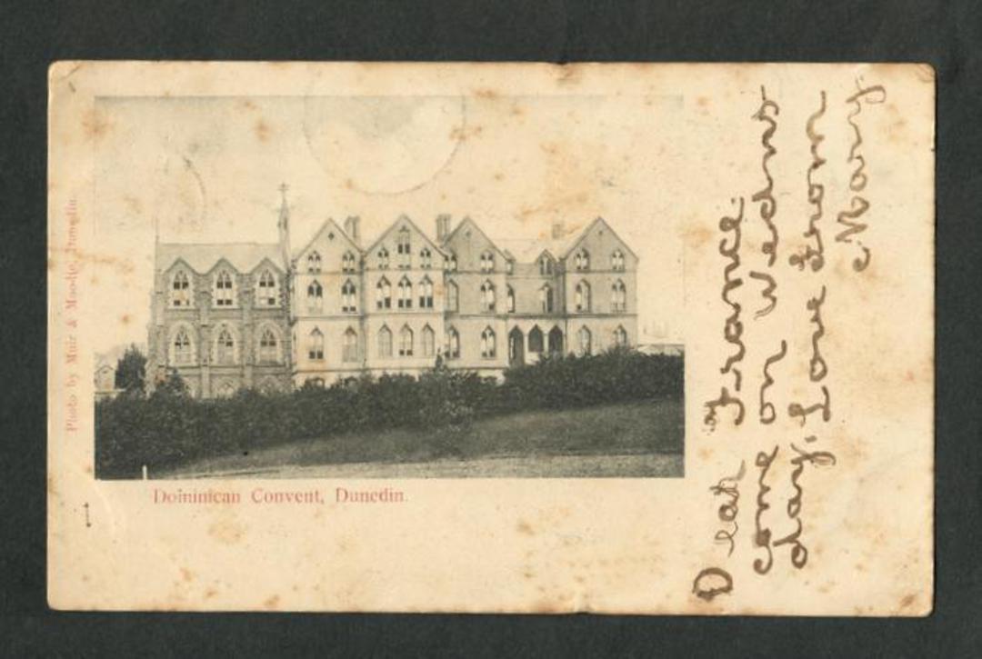 Early Undivided Postcard of Dominican Convent Dunedin. - 49192 - Postcard image 0