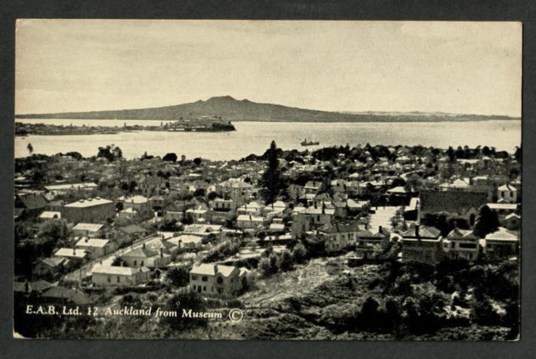 Postcard of Auckland from the Museum. - 45478 - Postcard image 0