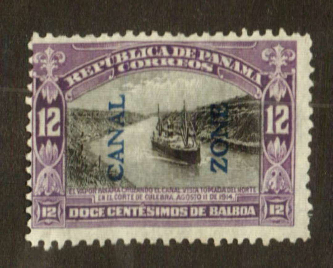 CANAL ZONE 1917 Definitive 12c Purple and Black. - 73614 - Mint image 0
