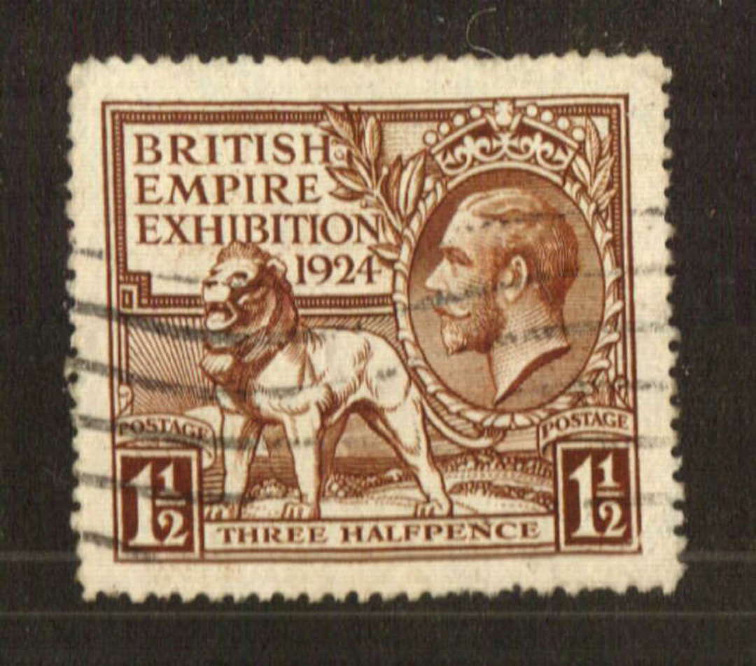 GREAT BRITAIN 1924 Exhibition 1½d. - 70784 - Used image 0