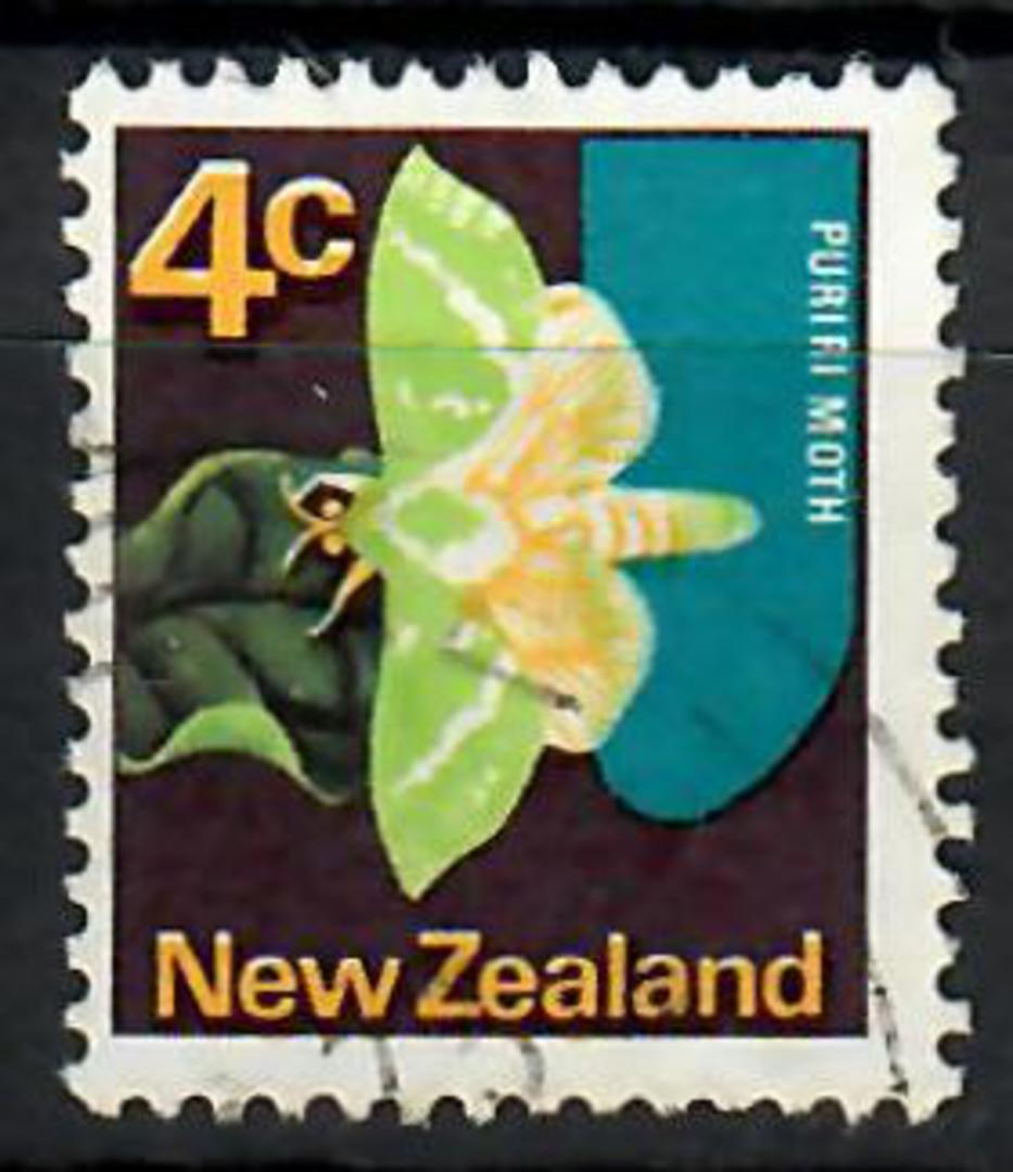 NEW ZEALAND 1971 Decimal Pictorial 4c.  Dark Green omitted. - 70460 - FU image 0