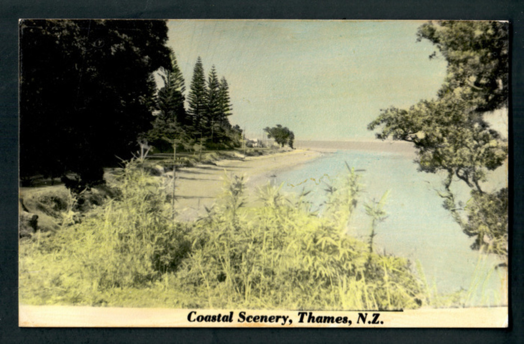 Tinted Postcard by N S Seaward of Coastal Scenery Thames. - 46687 - Postcard image 0