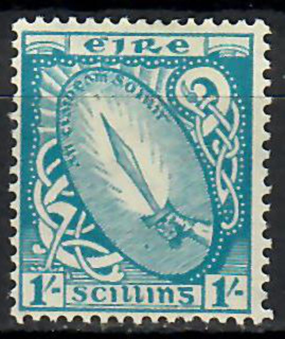IRELAND 1940 Definitive 1/- Light Blue. Centred slightly west. - 70818 - LHM image 0