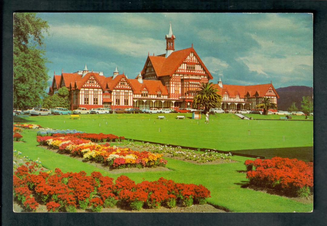 Modern Coloured Postcard of Tudor Towers Rotorua. - 445910 - Postcard image 0