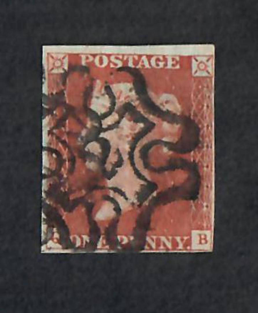GREAT BRITAIN 1841 1d Red Maltese Obliterator. Number 2. - 70227 - FU image 0