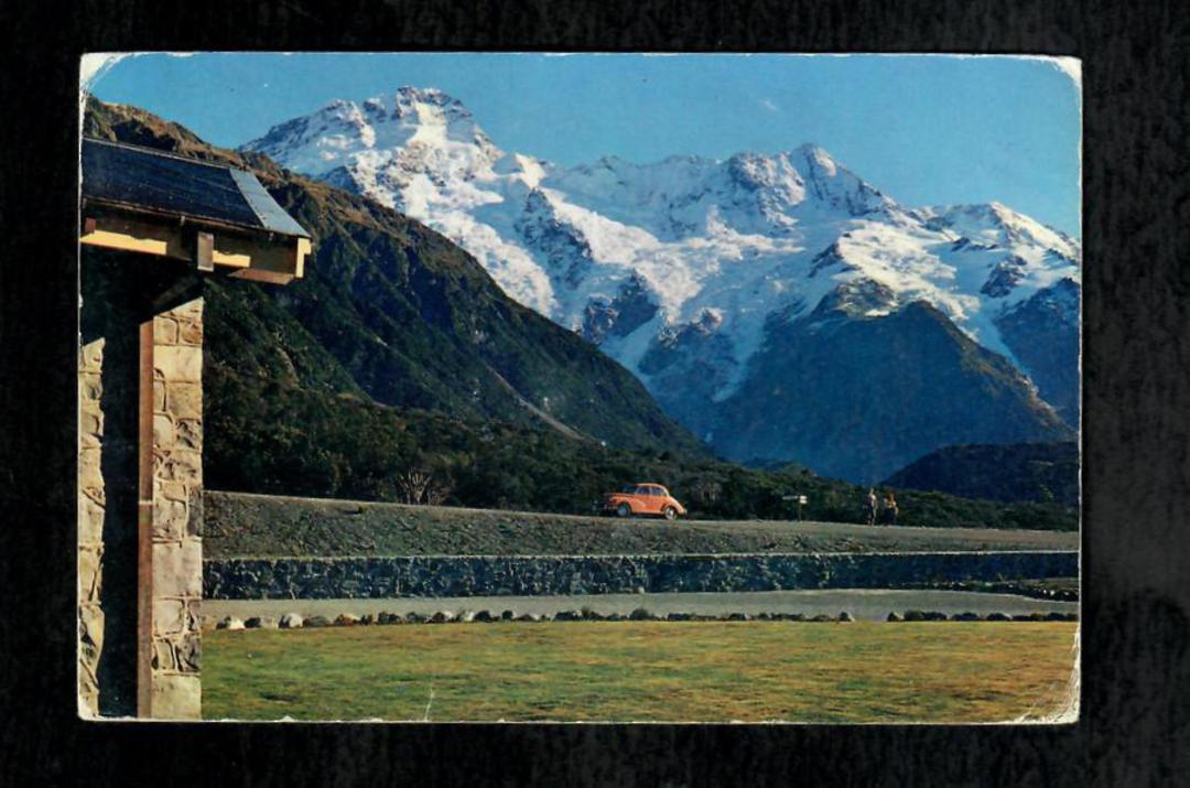 Modern Coloured Postcard by Gladys Goodall of Mt Sefton and Footstool from the Hermitage. - 444596 - Postcard image 0