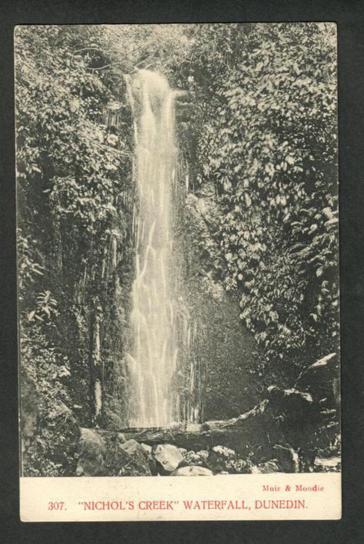 Postcard by Muir & Moodie of Nichol's Creek Waterfall. - 249155 - Postcard image 0