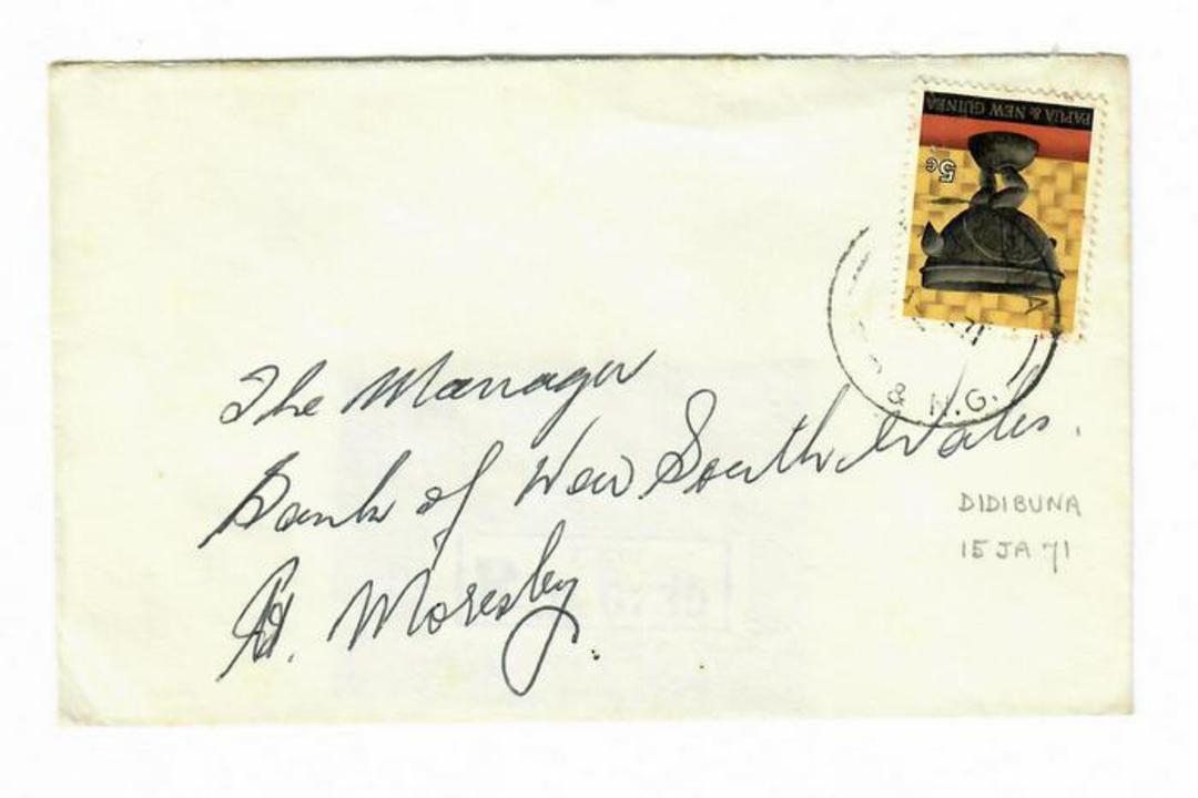 PAPUA NEW GUINEA 1971  Letter from Didibuna to Port Moresby. - 32162 - PostalHist image 0