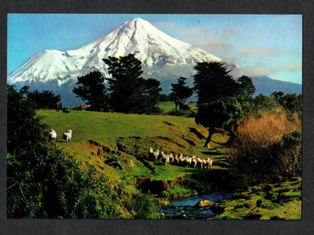 Modern Coloured Postcard by Gladys Goodall of Mt Egmont. - 444415 - Postcard image 0