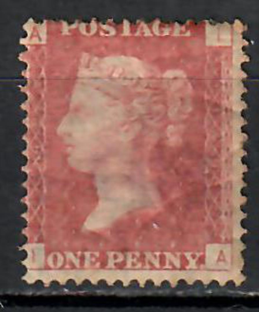 GREAT BRITAIN 1858 1d Red. Plate 149. Letters AIIA. Centered north west. Gum cracking but all there. - 74445 - Mint image 0