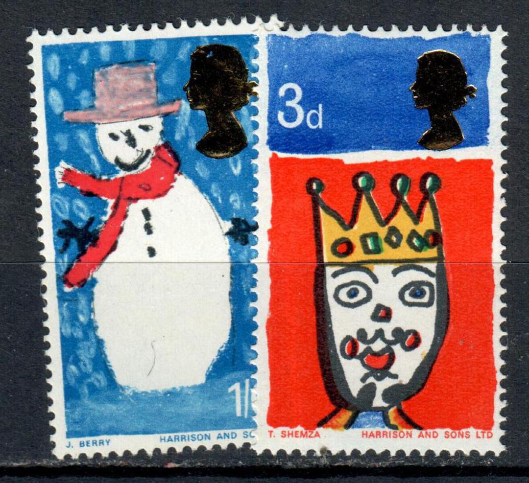 GREAT BRITAIN 1966 Christmas. Set of 2. - 96816 - UHM image 0