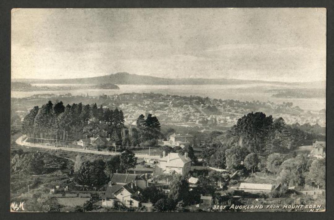 Postcard by Muir & Moodie of Auckland from Mt Eden. - 45261 - Postcard image 0