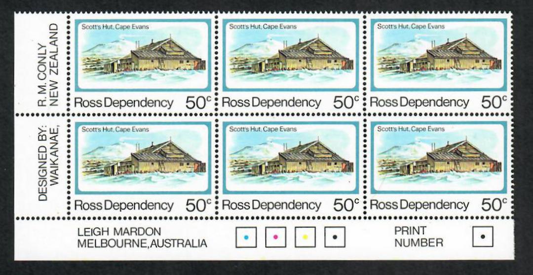 ROSS DEPENDENCY 1982 Definitives. Set of 6 in Plate Blocks. - 21832 - UHM image 0