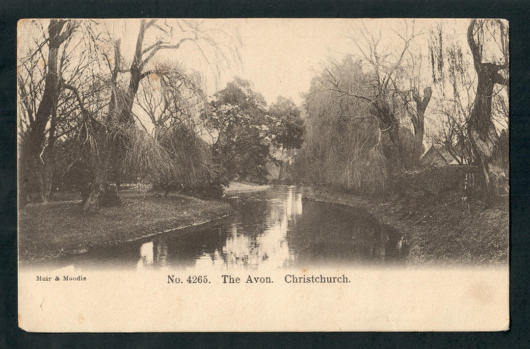 Early Undivided Postcard  by Muir & Moodie of the Avon Christchurch. - 248539 - Postcard image 0