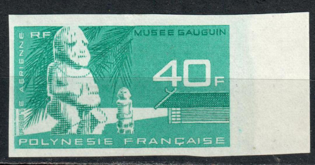 FRENCH POLYNESIA 1965 Gauguin Museum 40 fr Turqouse-Green. Imperforate. - 73707 - UHM image 0