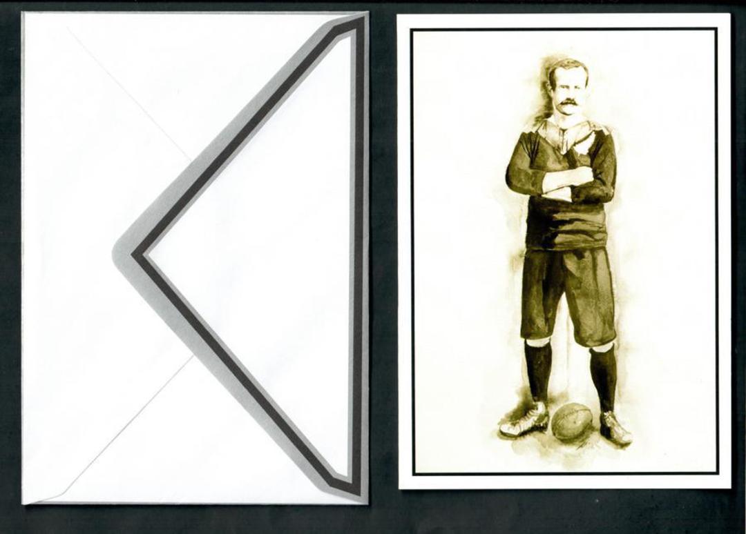 Modern Postcard of Dave Gallaher 1905 All Black Captain. - 49790 - Postcard image 0