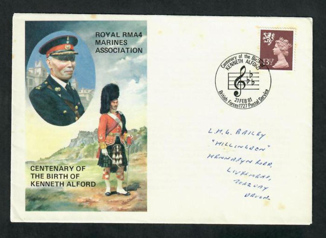 GREAT BRITAIN 1985 Special Postmark. Centenary of the Birth of Kenneth Alford. - 30327 - Postmark image 0