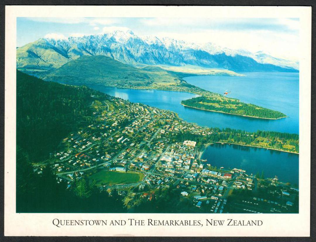 QUEENSTOWN and THE REMARKABLES. Modern Coloured Postcard. Craig Potton. - 449402 - Postcard image 0