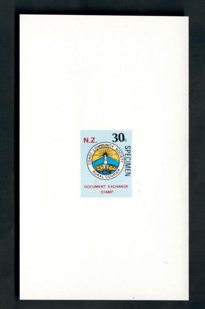 NEW ZEALAND 1988 Document Exchange Stamp. Specimen. - 51215 - UHM image 0