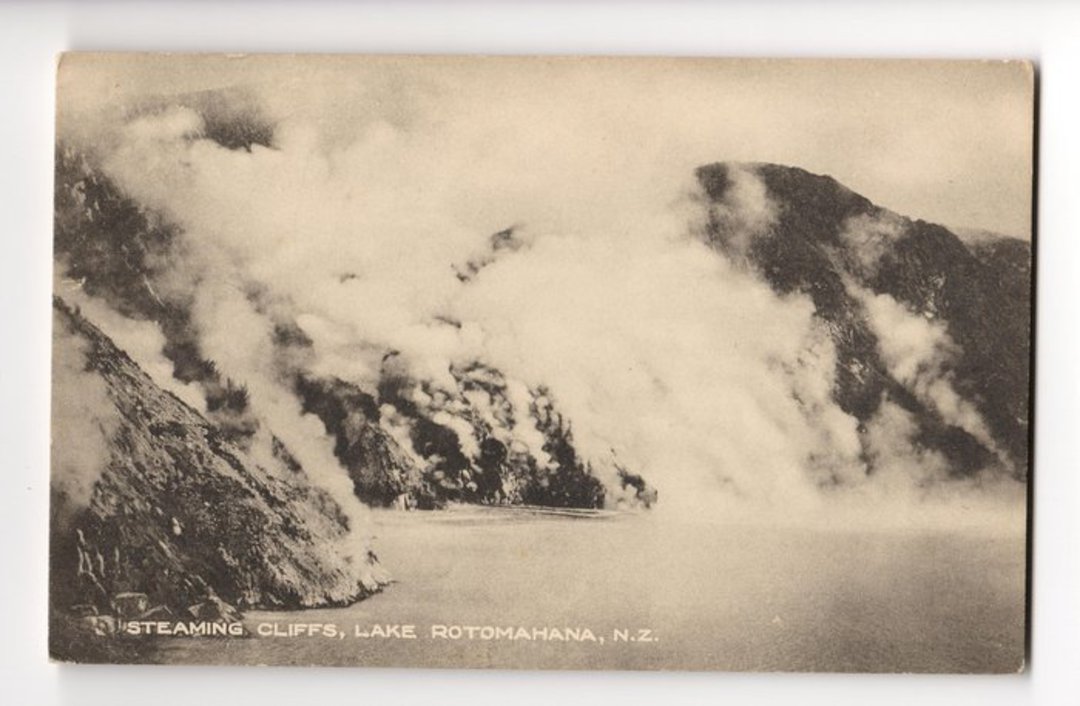 Postcard of Steaming Cliffs Lake Rotomahana. - 245904 - Postcard image 0