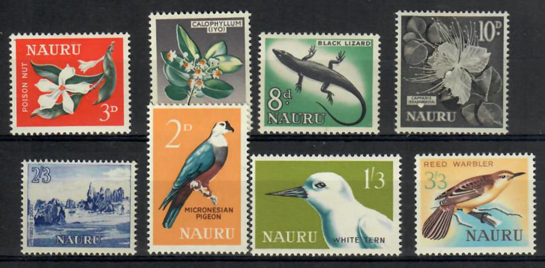 NAURU 1963 Definitives. Set of 8. - 22011 - UHM image 0