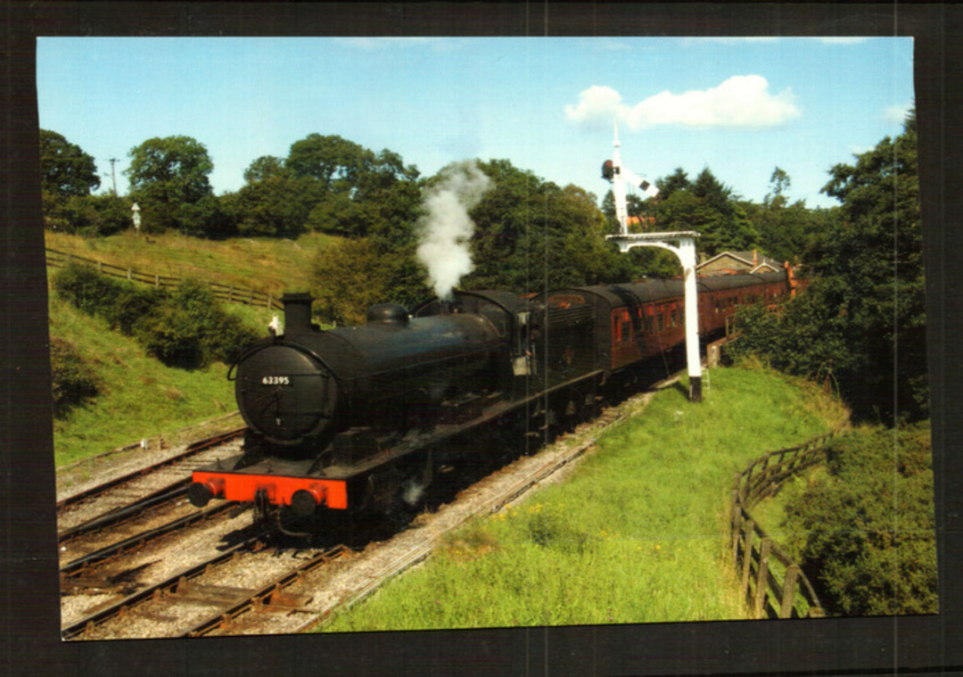 Modern Coloured Postcard of LNER Class Q6 #63395. - 440025 - Postcard image 0
