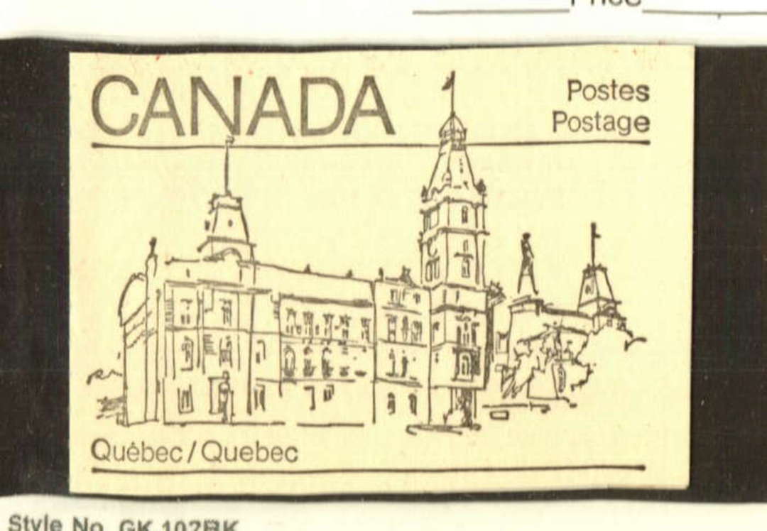 CANADA 1982 Booklet Quebec. - 78705 - Booklet image 0