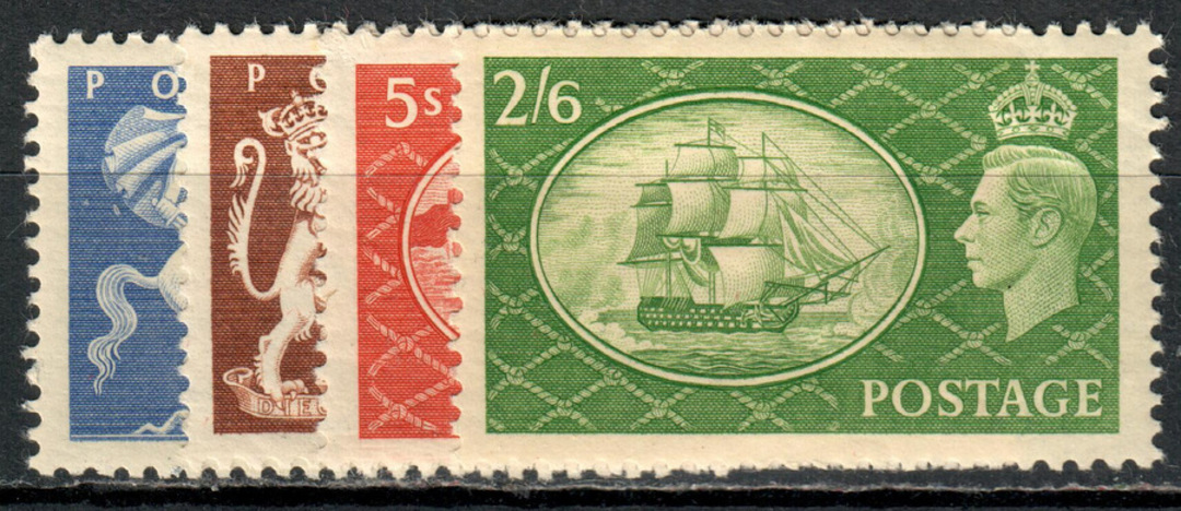 GREAT BRITAIN 1951 Geo 6th Definitives. Set of 4. - 70270 - Mint image 0