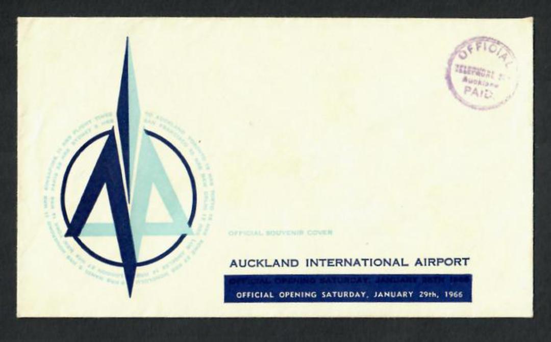 NEW ZEALAND 1966 Auckland International Airport. Cover with official frank. - 30882 - PostalHist image 0