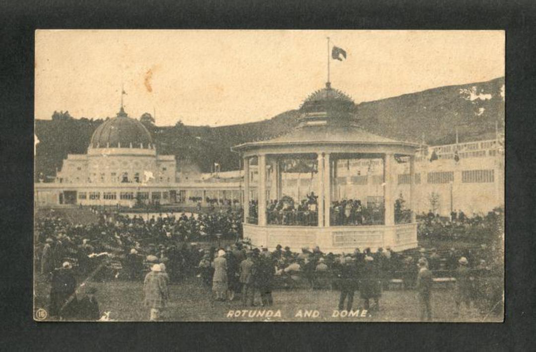 Postcard of of Dunedin Exhibition Rotunda and Dome. - 49218 - Postcard image 0