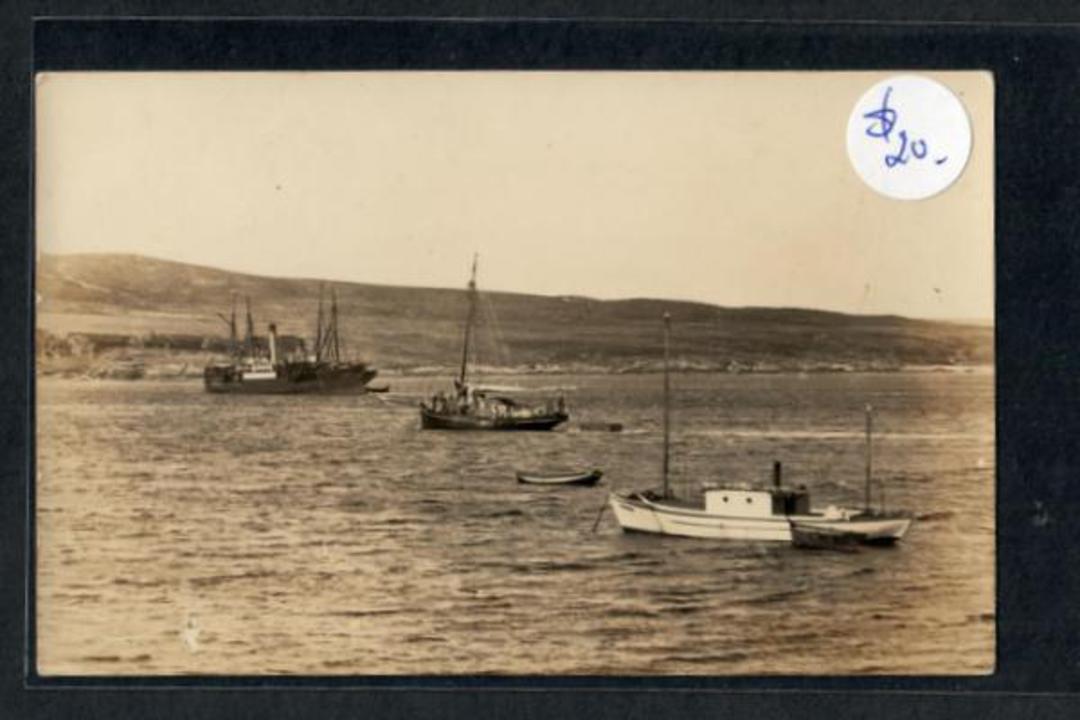 Real Photograph  of Fishing Boats - 40342 - Postcard image 0