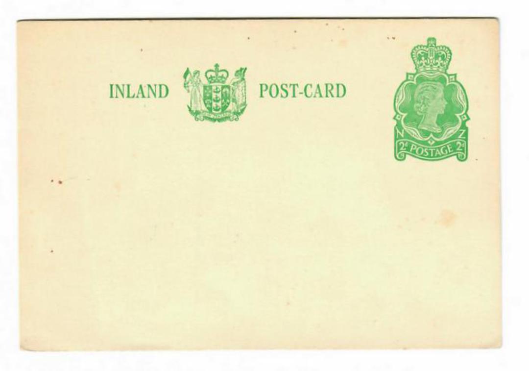 NEW ZEALAND 1953 Inland Postcard Elizabeth 2nd 2d Green. - 30078 - PostalStaty image 0