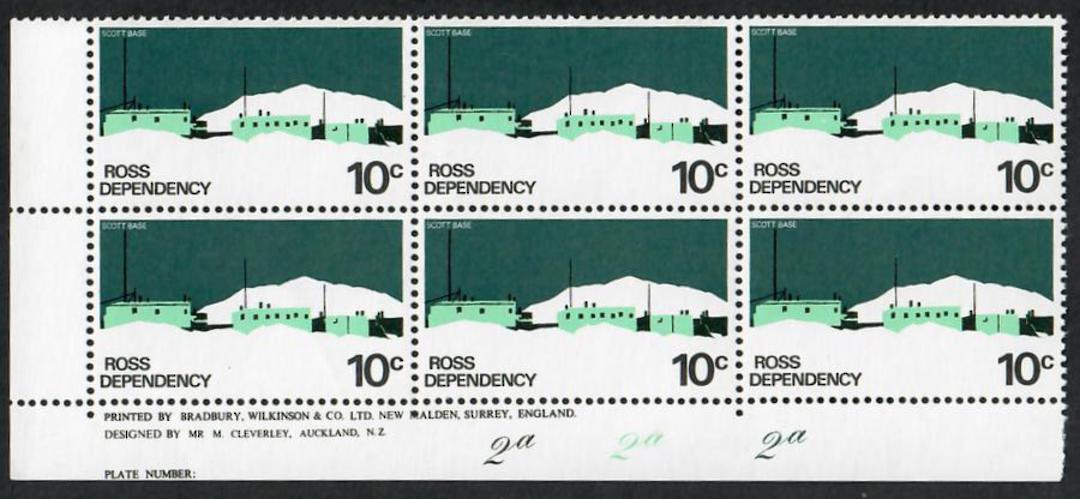 ROSS DEPENDENCY 1979 Later issue on Thinner White Paper with PVA Dull Matt Gum. Set of 6 in Plate Blocks. All the 222 Plates and image 6